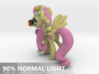 Fluttershy 1 Full Color - S1 3d printed 