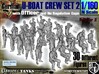 1-160 German U-Boot Crew Set2 3d printed 