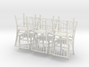 1:24 French Country Chair Set 3d printed 
