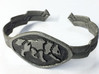 2.5" Wolf Bracelet 3d printed Painted White Strong And Flexible