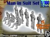 1-160 Man In Suit SET 3d printed 