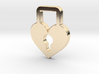 Heart Lock Pendant - Amour Collection 3d printed 