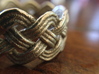 Turk's Head Knot Ring 4 Part X 10 Bight - Size 10 3d printed 