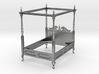 1:48 Four Poster Canopy Bed 3d printed 