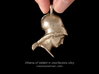 Steel Athena of Velletri pendant 3d printed 