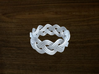 Turk's Head Knot Ring 3 Part X 11 Bight - Size 11. 3d printed 