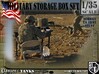 1-35 Military Storage Box Set 3d printed 