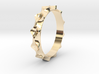 Curve  Pattern Ring- Size 6 3d printed 