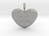 One in a Million Valentine Heart pedant 3d printed 