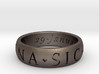Size 9 Sir Francis Drake, Sic Parvis Magna Ring  3d printed 