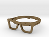 Hipster Glasses Ring Origin Size 10 (size 6-10) 3d printed 