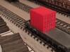 N Scale 10ft Container WSF 3d printed This model in Frosted Ultra Detail