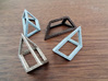 Material Sample - 'Impossible' Pyramid Puzzle Piec 3d printed Puzzle pieces in various materials