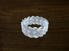Turk's Head Knot Ring 5 Part X 15 Bight - Size 10. 3d printed 
