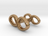 Infinity Symbol Cufflink 3d printed 