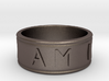 I AM | AM I Ring - size 7 3d printed 