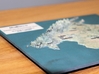 Mallorca Map - True Color w/Labels 3d printed View from Left..