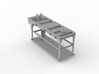 Autopsy Table 01. N Scale (1:160) 3d printed 
