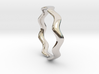 THIN WAVE Ring 3d printed 