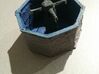 Well with four fountains (Brunnen) 3d printed Created with my badly configured 3d printer