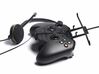 Controller mount for Xbox One Chat & ZTE Nubia Z9  3d printed Without phone - A Samsung Galaxy S3 and a black Xbox One controller & chat
