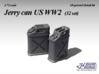 1/72 Jerry Can US WW2 (32 set) 3d printed 