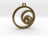 Fibonacci Circles Necklace 3d printed 