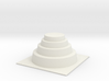 DRAW mold master - terraced dome 3d printed 