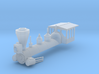 HO 4-4-0 Boiler Shell 3d printed 