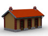 NGH21 Small train station 3d printed 