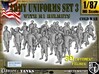 1-87 Army Modern Uniforms Set3 3d printed 