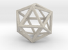 17cm-Icosahedron-Platon05-Polyhedron05 3d printed 