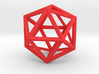 17cm-Icosahedron-Platon05-Polyhedron05 3d printed 