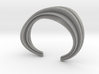 The Comfort Sculptural Cuff 3d printed available to order through shapeways