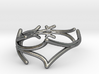 Lucifer Smile Ring (Size 4.5--14.8mm dia)R S1 0103 3d printed 
