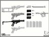 1/6 scale Russian VSK-94 9A91 All Variants set 3d printed 