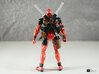 1:12 Katana for Marvel Legends Deadpool V2 (pair) 3d printed Fits perfectly in the scabbards