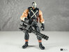 1:12 Minigun for Marvel Legends Crossbones 3d printed Model has been painted and detailed