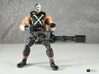 1:12 Minigun for Marvel Legends Crossbones 3d printed Optional sleeve attached, model has been painted and detailed