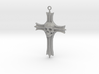 Skull Crucifix Pendant 3d printed 