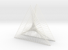 Shape Wired Parabolic Curve Art Triangle Base V1 3d printed 