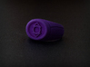 Indigo Lantern Ring 3d printed Photo of the ring in Purple Strong & Flexible.