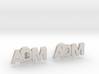 Monogram Cufflinks ADM 3d printed 
