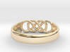 Double Infinity Ring 14.9mm Size4 3d printed 