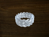 Turk's Head Knot Ring 5 Part X 15 Bight - Size 10. 3d printed 