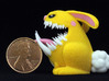 Monster Bunny #3 - Small Eyes 3d printed Test print at size listed
