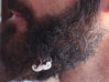 Mustache for beard - lateral wearing 3d printed 
