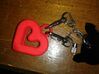 Resonant Heart Keychain 3d printed 