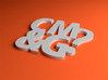 Coaster #1 - CM&G logo 3d printed 