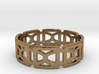 Geometric Ring Design Ring Size 8.5 3d printed 